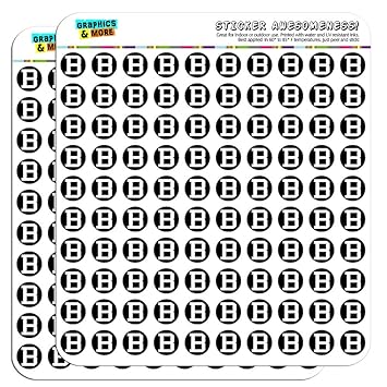 Amazoncom Letra B Inicial Color Blanco Y Negro 12 05