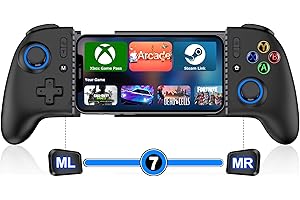 LIFUFUTEE for iPhone Game Controller – Compatible with iPhone 16/15 & Android, Mobile Gaming Controller with Hall Triggers/Jo