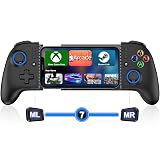 LIFUFUTEE Mobile Gaming Controller for iPhone/Android, Wireless Phone Controller with Hall Joysticks/Triggers, Mobile Controller Support Phone Case for Xbox Game Pass, Steam Link & More, Black