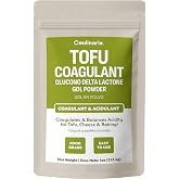 Coolinario GDL Tofu Coagulant Powder (4 OZ) Glucono Delta Lactone | Food Grade Mild Acidulant &amp; Coagulant for Tofu, Cheese &amp; Baking, Perfect for Molecular Gastronomy &amp; Food Preservation