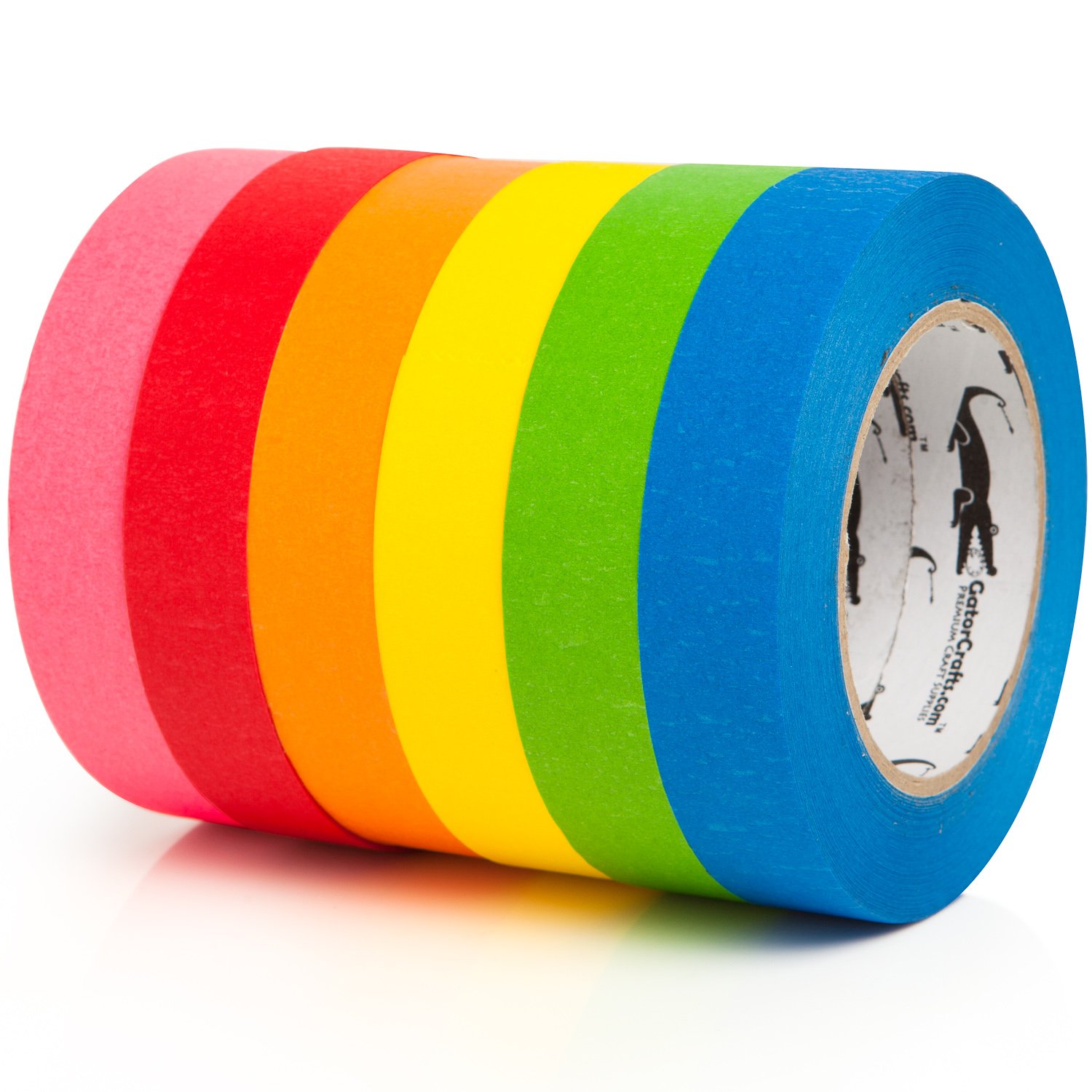 Colored Masking Tape Kids Craft Set 6PACK 1 Inch x 60 Yard Rolls Multi 866672000096 eBay
