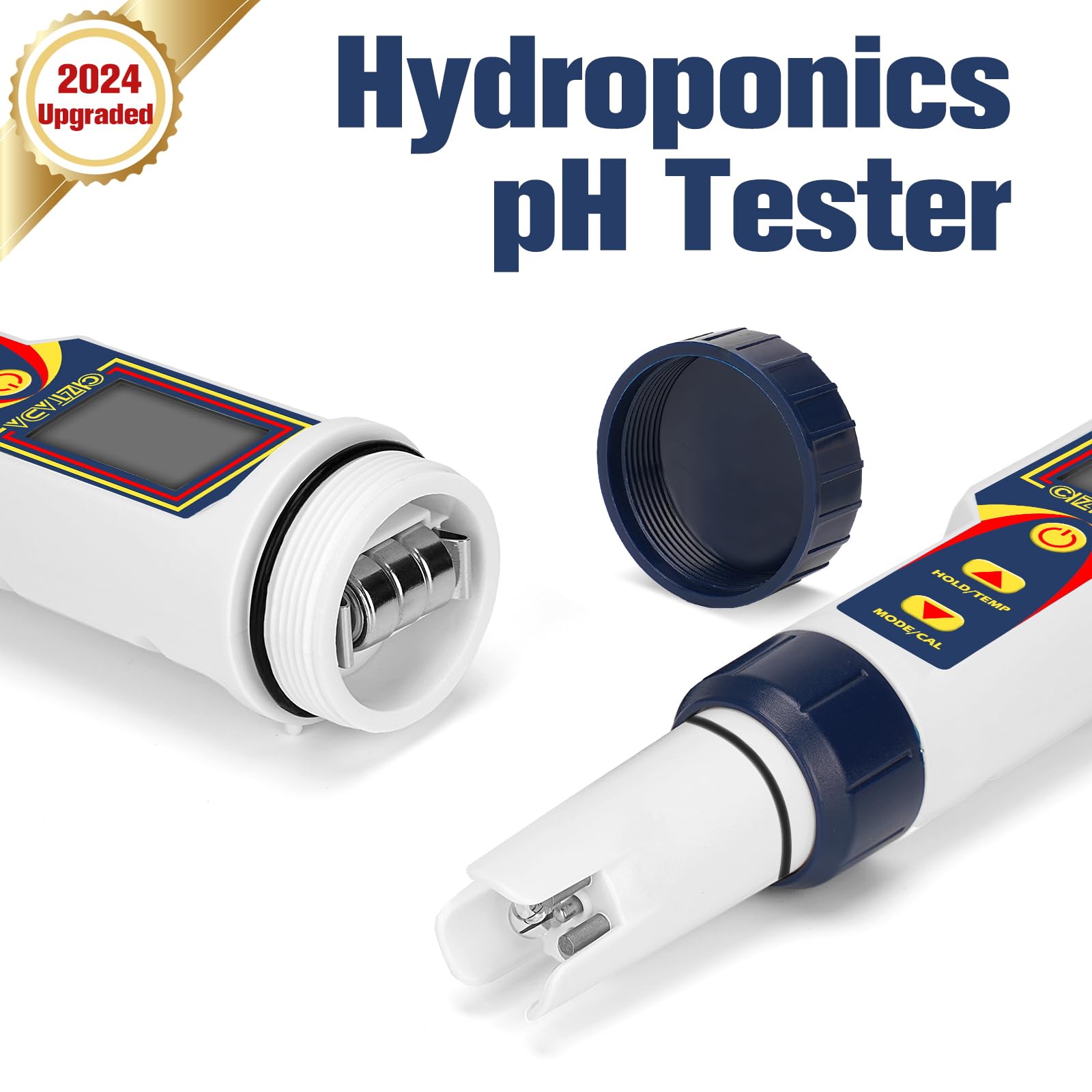 CIZTADA PH Meter For Water 4 In 1 PH EC TDS Temp Meter For Hydroponics ...