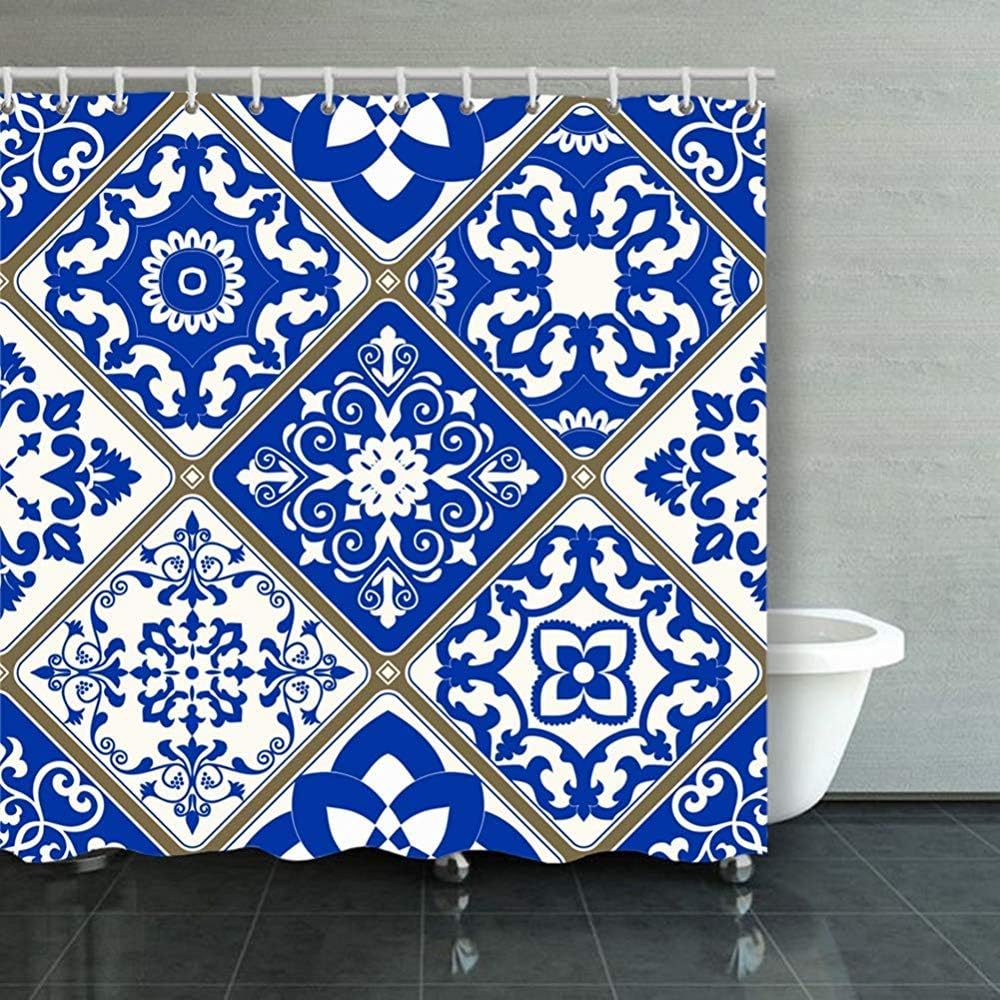 BLANKNTC Azulejo de Mosaico sin Costura Motivos victorianos Fondos de