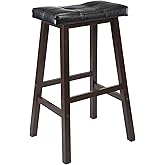 Winsome Mona Stool, 29", Antique Walnut