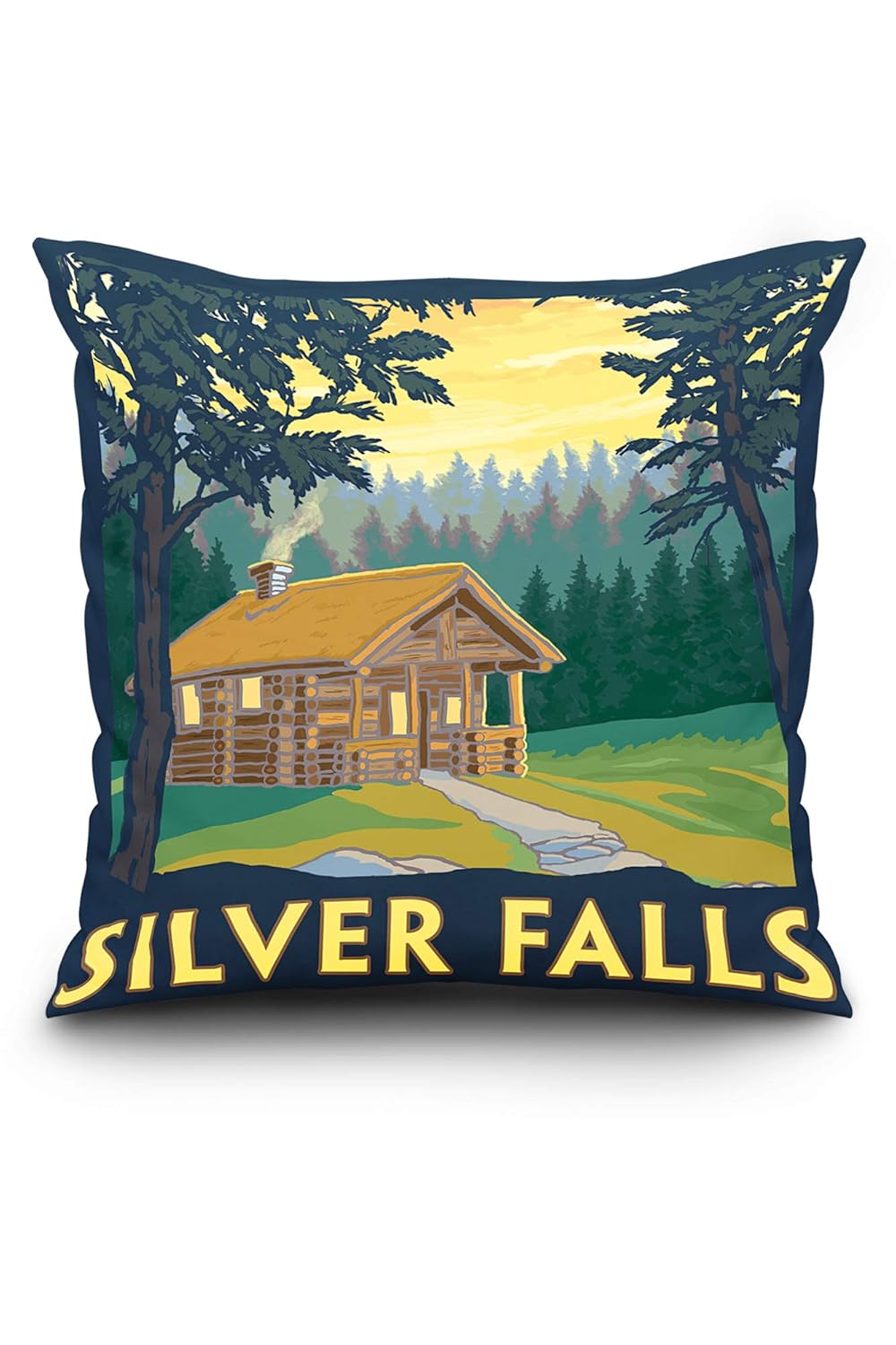 Amazon Com Lantern Press Silver Falls State Park Oregon Cabin