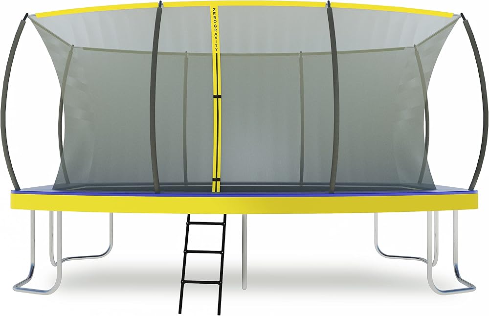 ZERO GRAVITY Ultima 5 Rectangular Trampoline 15ft x 10ft with Safety Net