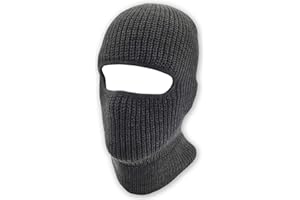 grinderPUNCH Double Layered Knitted One Hole Ski Mask - Assorted Colors Tactical Paintball Running