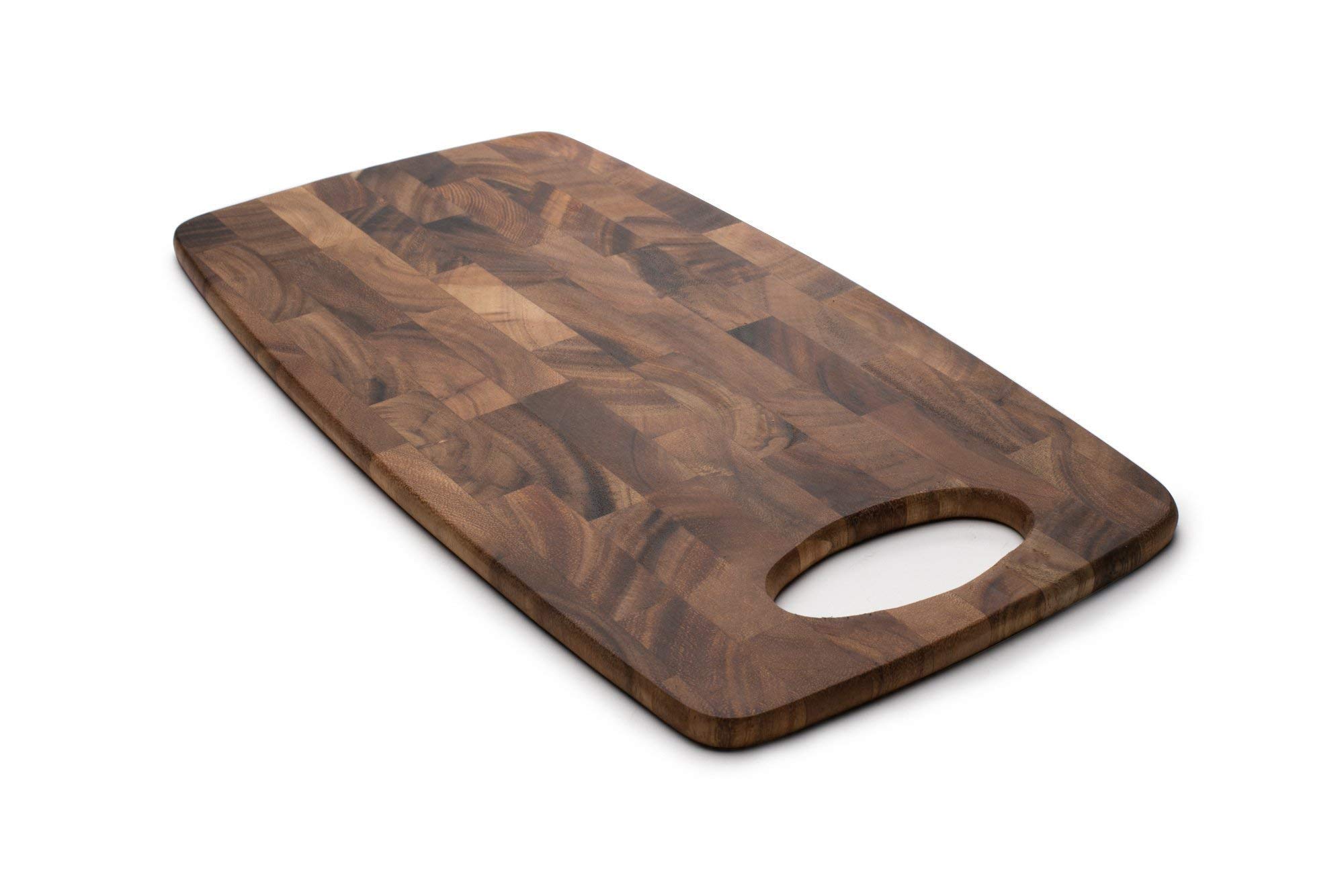 Ironwood Gourmet 28141 Calistoga Cheese, Wood, End Grain Cutting Board