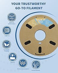 DURAMIC 3D Matte PLA Filament 1.75mm Black, 1kg