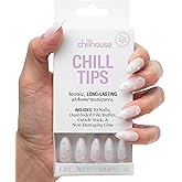 Chillhouse - Chill Tips, Press on Nails Kit - I Do Want Champagne (Almond) - 30 Nail Shapes & Sizes - Up to 2 Weeks of Wear - Customizable - Reusable - Latina Founded, Women Owned - Beauty, Self Care