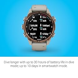 Garmin Descent™ Mk3i, Dive Computer and