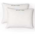 GhostBed Shredded Memory Foam Pillow with Adjustable Gel Memory Foam and Cooling Breathable Cover - Standard Size Shredded Memory Foam Pillows CertiPUR-US Certified 2-Pack