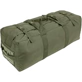 Rothco Enhanced Large Duffle Bag, 76L Capacity, Olive Drab | Heavy-Duty Construction, Padded Shoulder Straps, Locking Loop, Ideal for Travel, Camping &amp; Gear Storage
