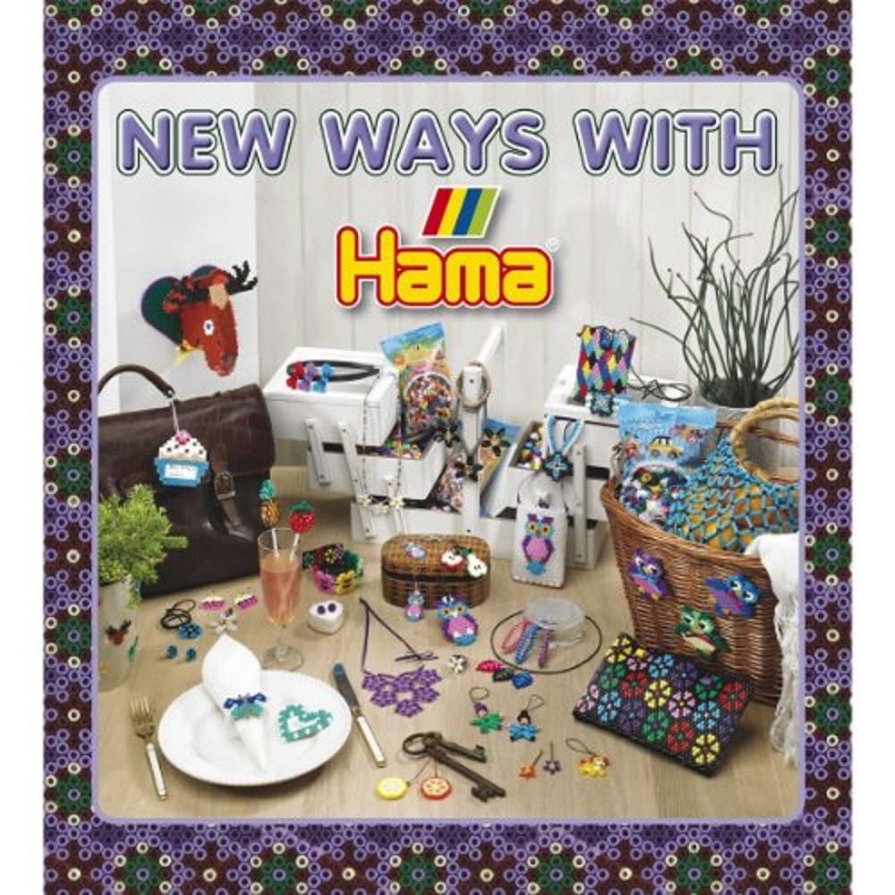 Hama Perlen 399-15 Inspiration Booklet No. 15 Template Book with Colourful Ideas, Motifs and Instructions for Crafting with Ironing Beads, Creative Craft Fun for Young and Old