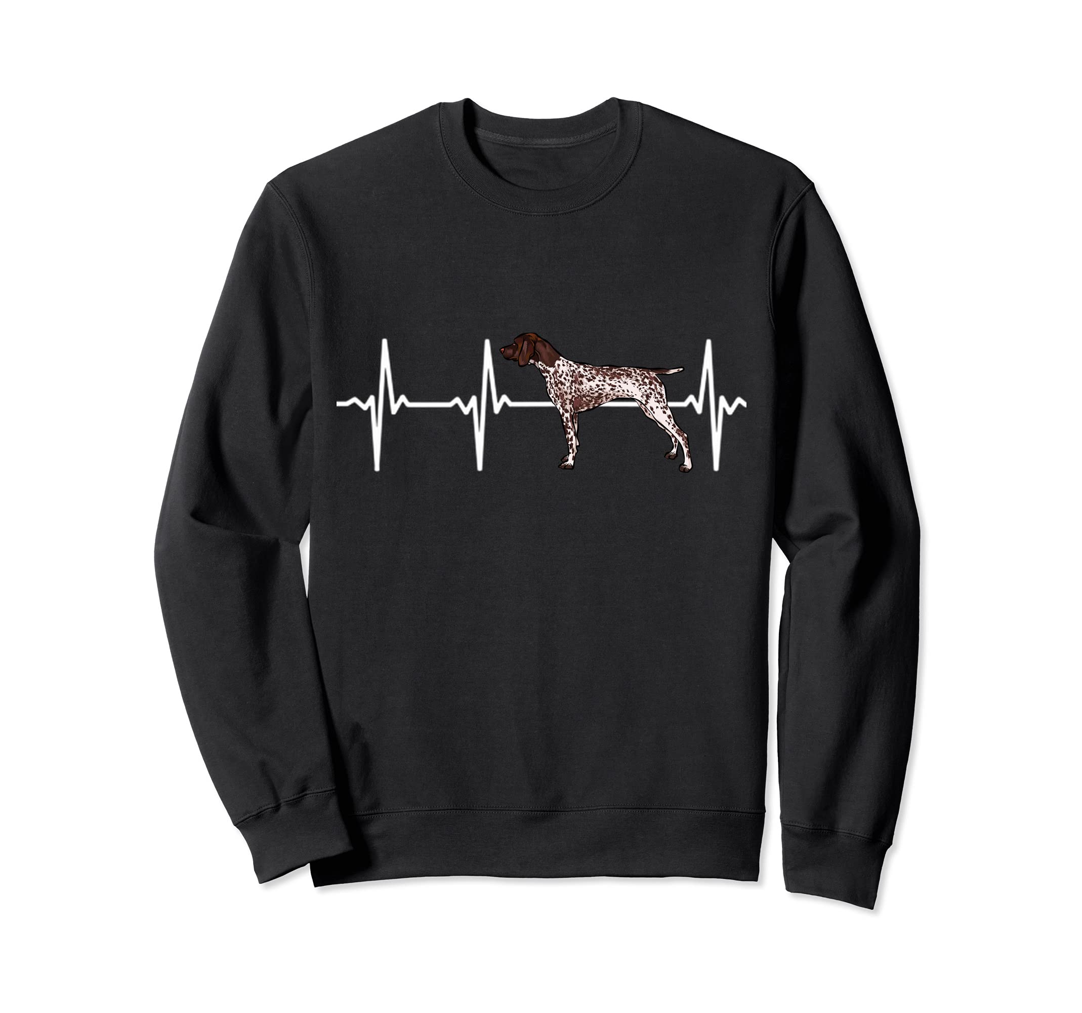 German Shorthaired Pointer Heartbeat Love My Dog Sweatshirt