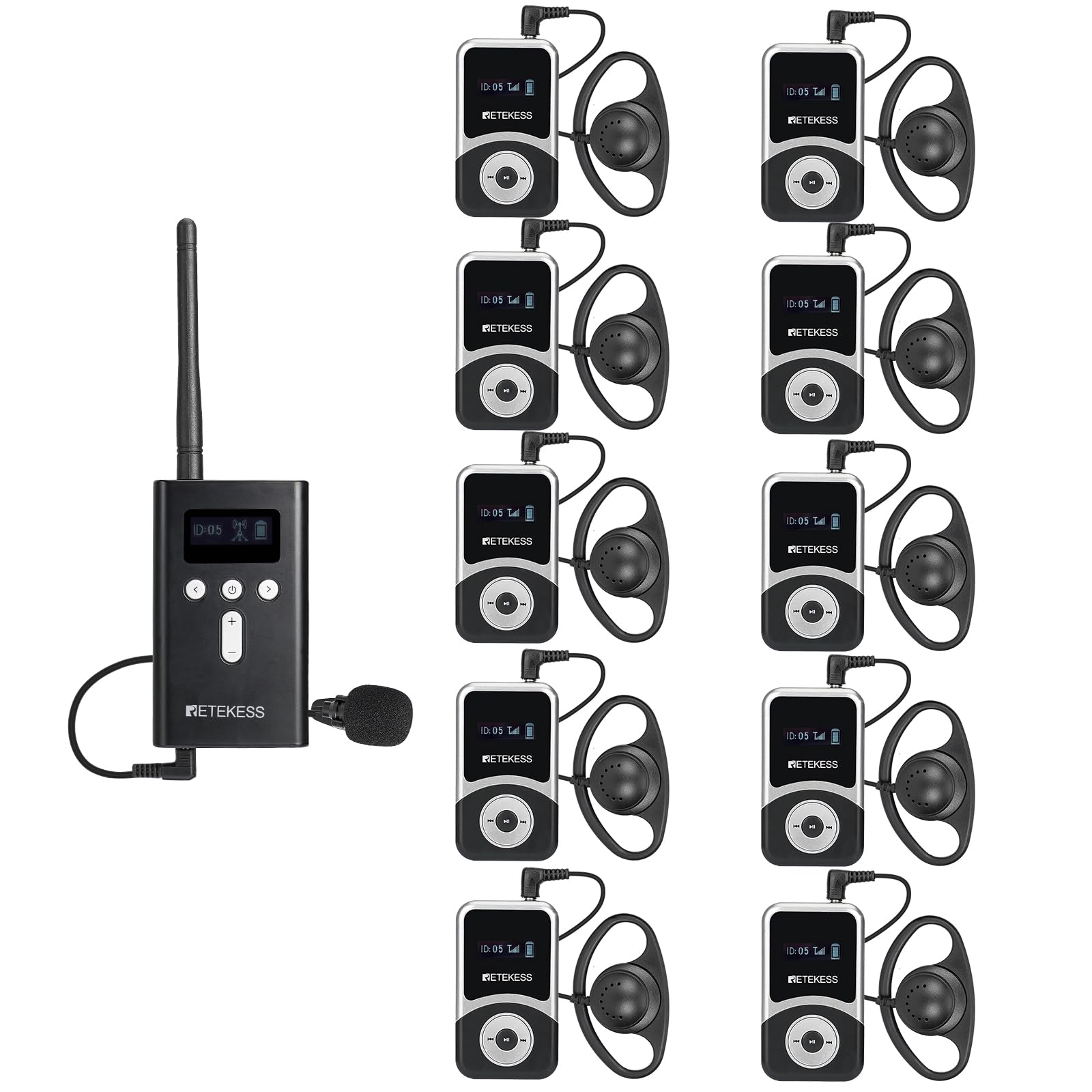 Retekess T130S(2nd Gen T130) Wireless Tour Guide