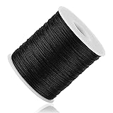 Kblick Black Nylon String Cord - 1MM 100 Yards