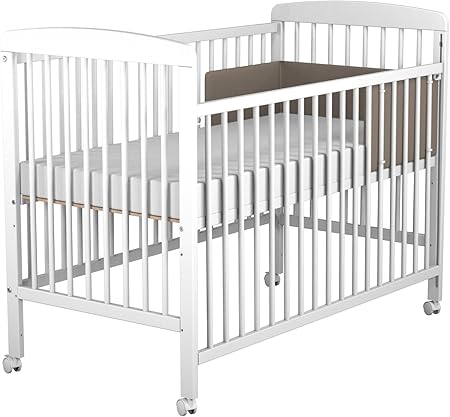 Ateliers T4 Lit Bebe Coulissant Roulettes Laque Blanc Amazon Fr Bebes Puericulture