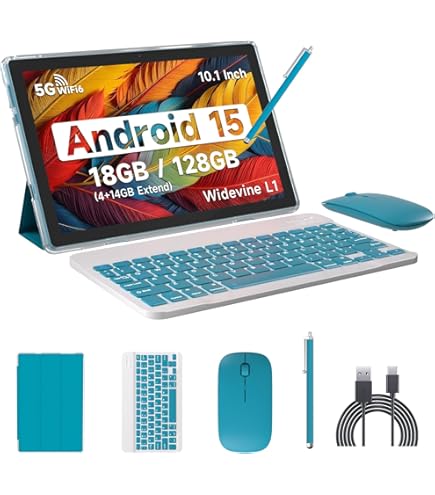 Amazon.com : Android 14 Tablet 2 in 1 Tablets 10 Inch Tablet