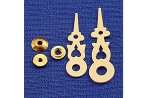 JSORM Plastic Cuckoo Clock Hands Replacement Parts Kit Fits Regula Movements for 80 mm or 3 1/8" Dial Cream with Nuts