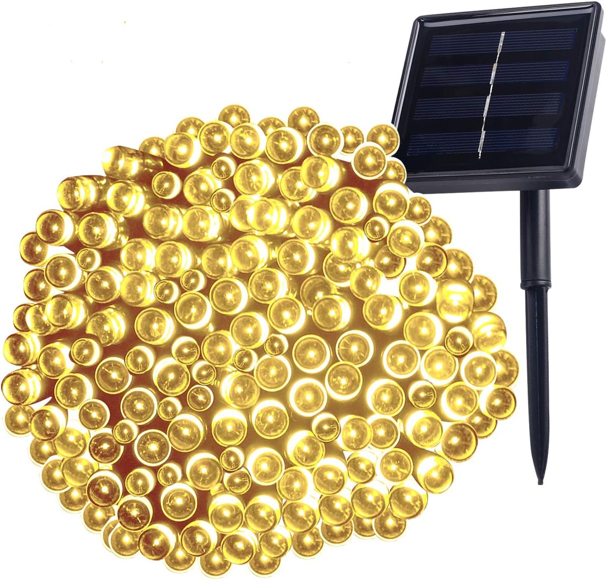 Backever Solar String Lights, [Upgraded] Fairy Lights 72ft 200 LED IP65 Waterproof Ambiance Decorative Garden Lights…