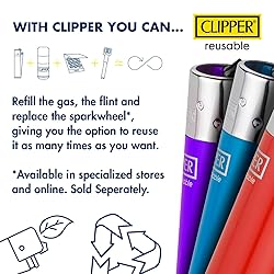 Clipper - Classic Large Reusable Lighter - Iconic