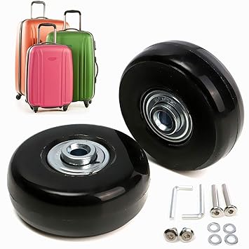 suitcase wheels amazon