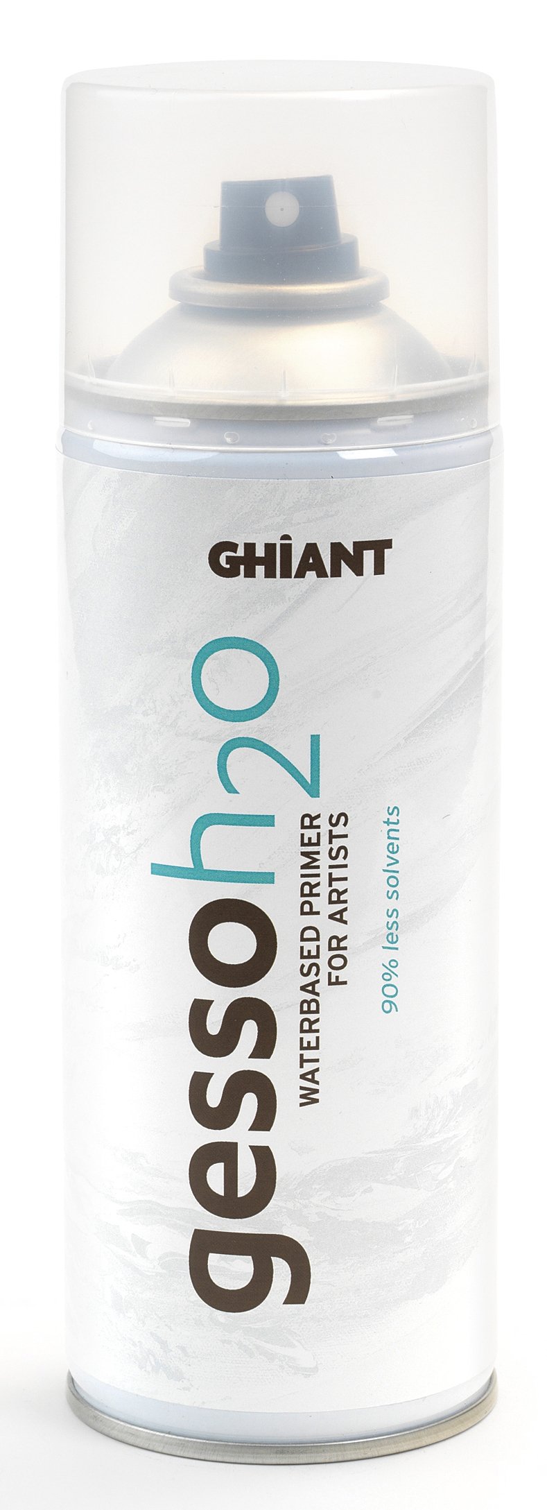 Ghiant 400 ml H2O Water-Based Gesso, Transparent