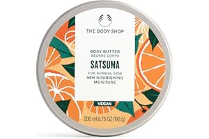 The Body Shop Satsuma Body Butter – Nourishing & Moisturizing Skincare for Normal Skin – Vegan – 6.75 oz