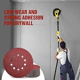 KONGMING 25 Pcs 225mm Sanding Discs P80 Hook and Loop 9 inch 10 Hole view 6