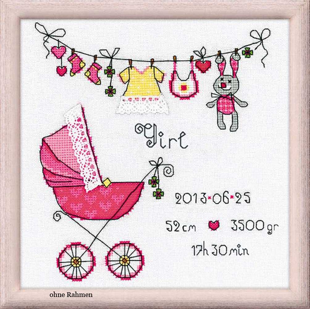 RIOLIS Cross Stitch Kit - 1417 - It's a Girl