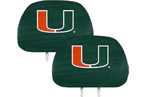 FANMATS NCAA Unisex-Adult Printed Headrest Cover