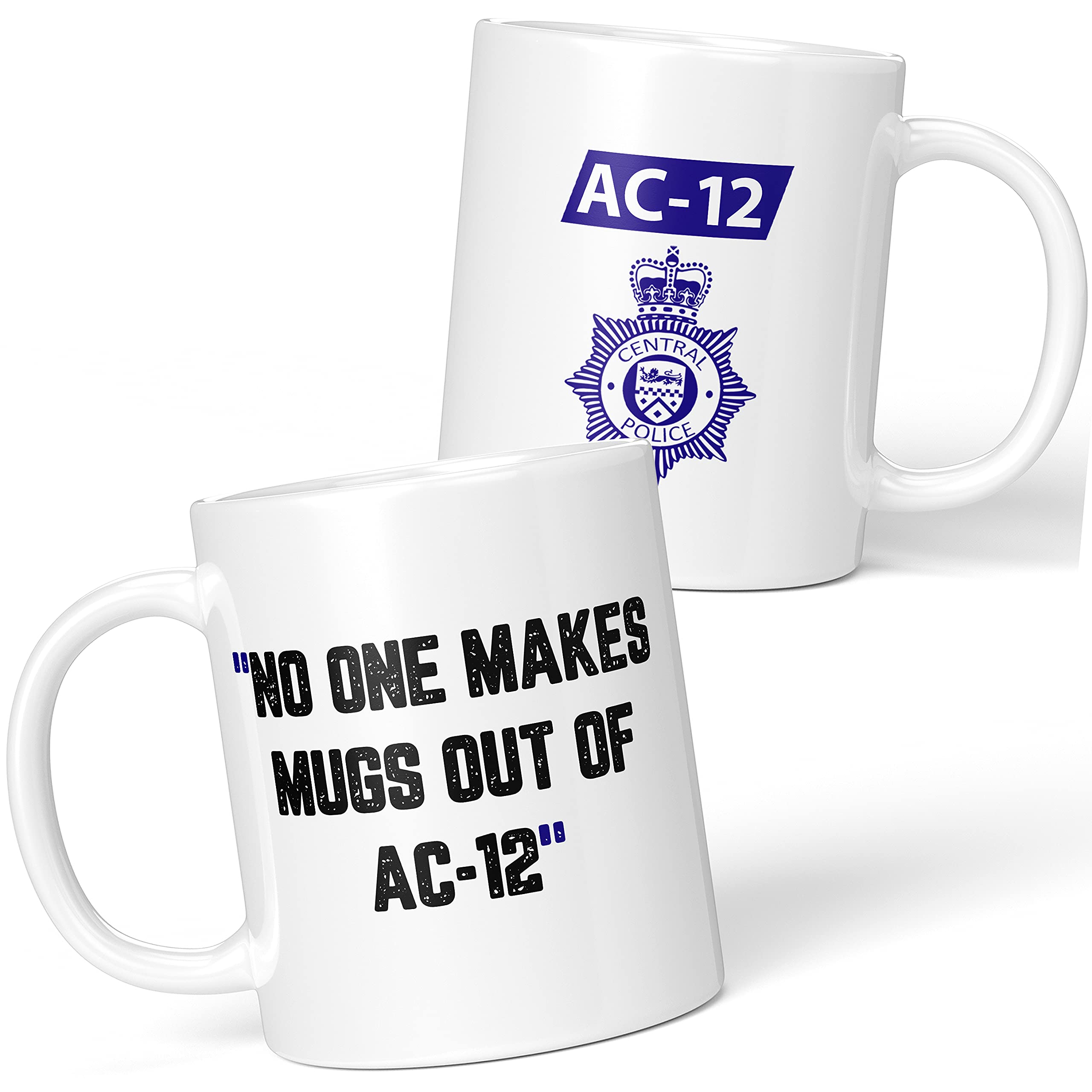 Print Maniacs Personalised Line of Duty Season Police Show Novelty AC-12 Christmas Birthday Present Fun Mug Pillow Cushion Gifts (No One Makes Mugs Out of AC-12 - Mug)