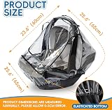 Bemece Universal Car Seat Rain Cover with Window & Ventilation view 2
