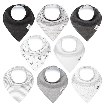 Amazon.com: Baberos bandana para bebé para niños y niñas ...