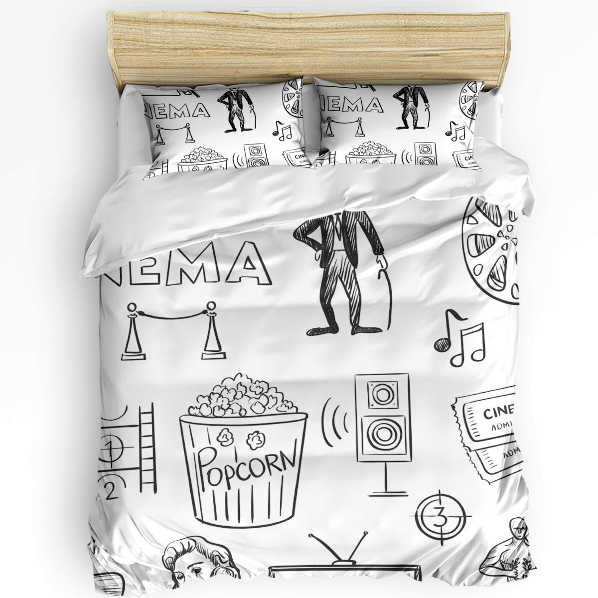 Amazon Com Ezon Ch Children Bed Sets Duvet Cover Set For