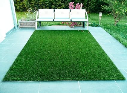 CHETANYA High Density, Artificial Grass, Artificial Grass Carpet,Mat for Balcony, Lawn, Floor Mat,Foot Mat, Doormat (3 Feet x 6.5 Feet).