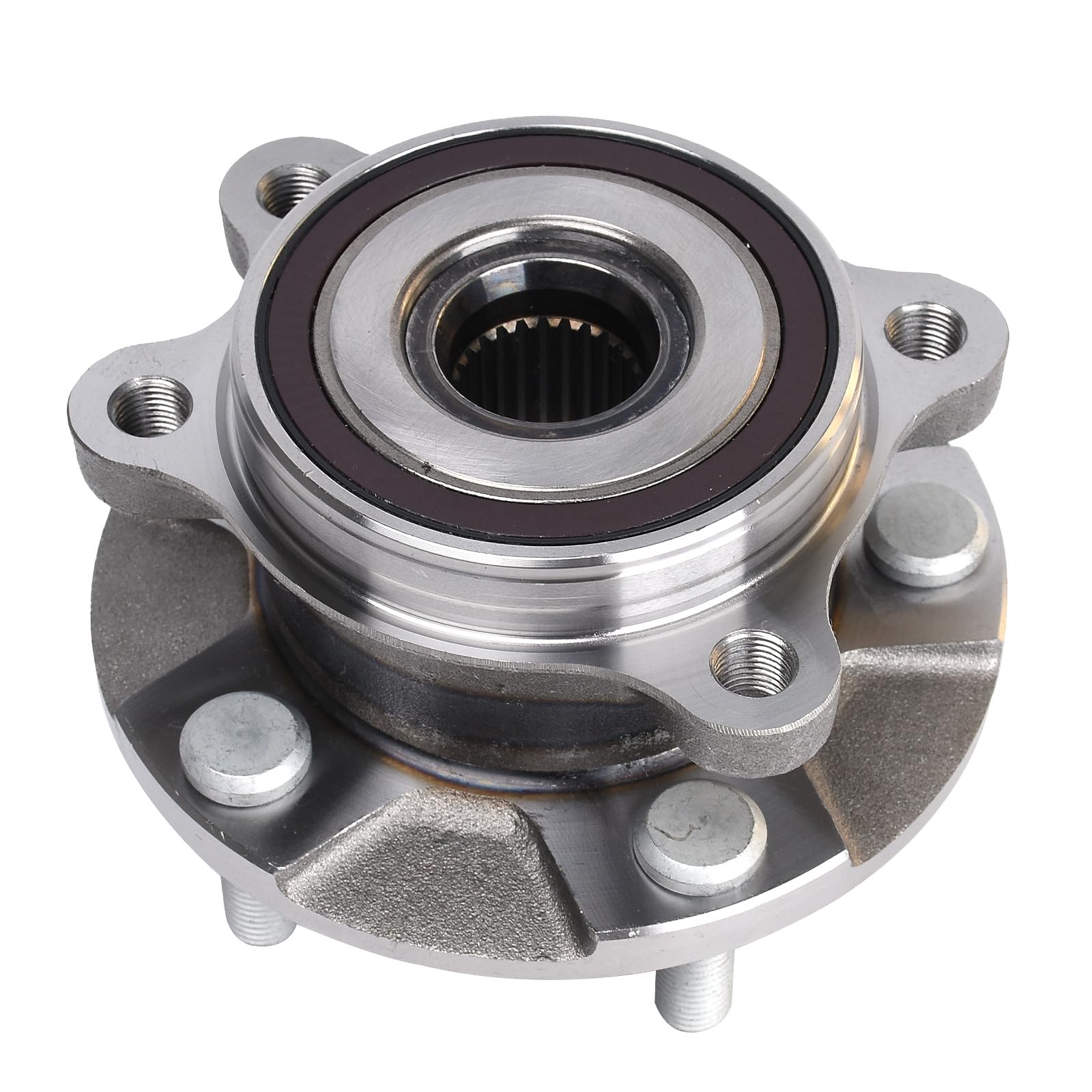 Photo 1 of KUSATEC 513257 Front Wheel Bearing and Hub Assembly Compatible with 2010-2012 Lexus HS250h, 2008-2016 Scion tC xB, 2006-2018 Toyota Corolla iM Prius V RAV4, 5 Lug Bolts w/ABS