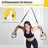 COFOF Suspension Trainer Set with Door Anchor, Full Body Home Workout view 5