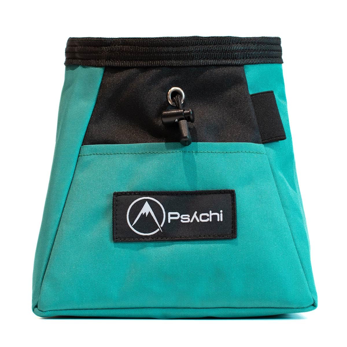 Psychi OG Chalk Bucket Bag with Storage Pockets For Rock Climbing Bouldering (Turquoise)
