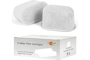 Keurig Filter Replacement, 12 Pack KEURIG Compatible Water Filter Cartridges by Hot Stocks Market for Keurig 2.0 and 1.0 Coffee Makers