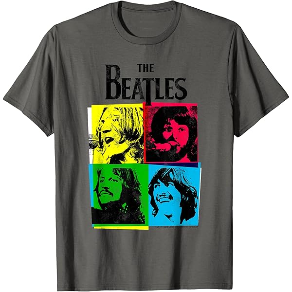 Amazon.com: The Beatles - CMYK Beatles T-Shirt : Clothing, Shoes