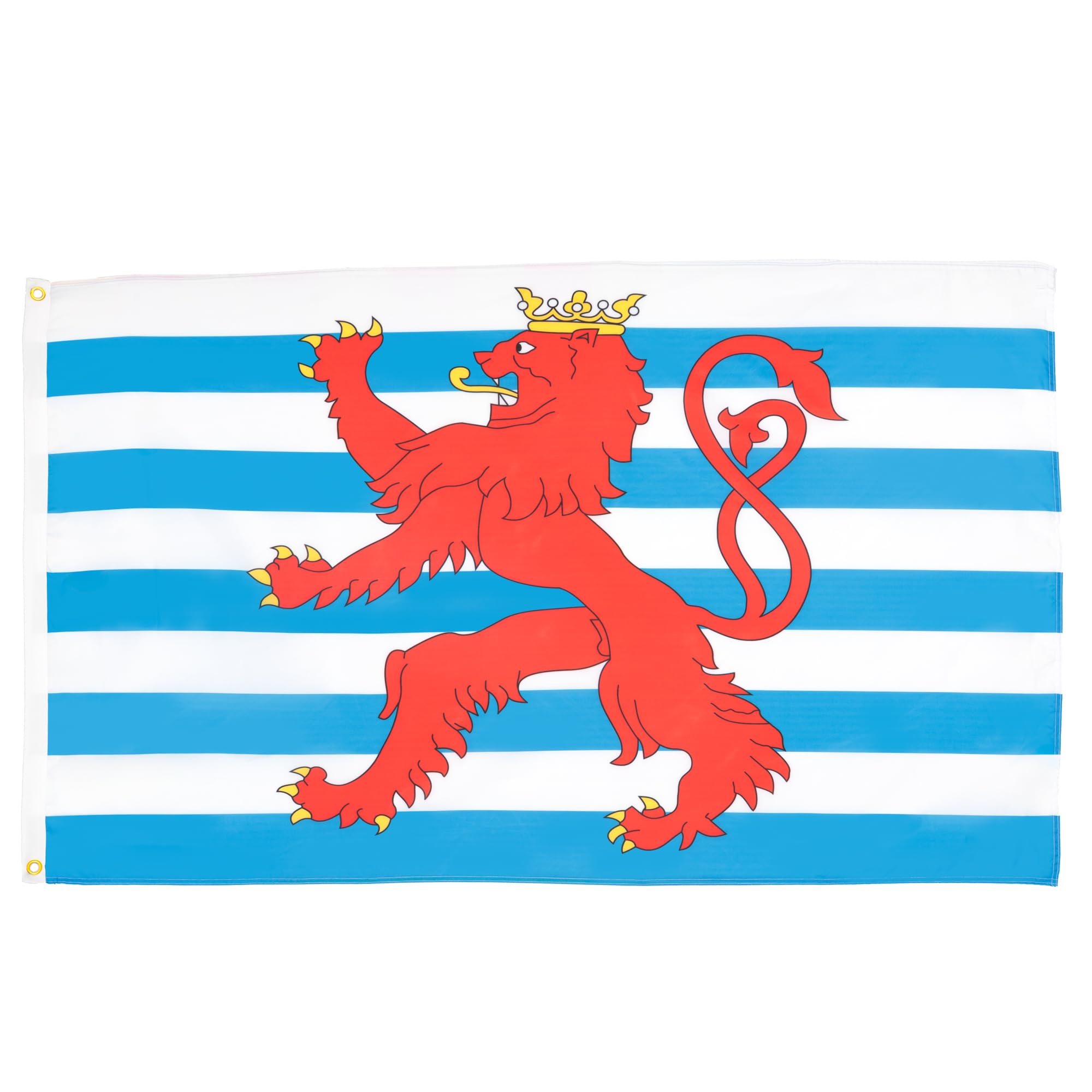 AZ FLAG - Luxembourg Red Lions Flag - 2x3 Ft - 100D Polyester Luxembourger Coat Of Arms Banner with Two Metal Grommets - Fade Resistant - Vivid Colors - 2' x 3' Feet - 90x60 Cm — image 1