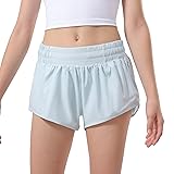 Aurefin Girls Athletic Shorts, Lightweight Running