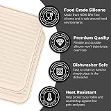 Linda's Essentials Silicone Trivets 2 Pack 30x23 cm Beige Heat Resistant view 2