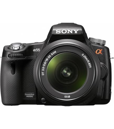 SONY α55　デジタル一眼レフカメラ + ミノルタレンズ・フラッシュセット Amazon | SONY デジタル一眼レフ α55(ダブルズームレンズキット