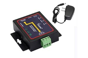 CERRXIAN RS485 to Ethernet RJ45 TCP/IP Serial Device Server Converter Transparent Transmission Serial Data Communication Device Support Web Management System