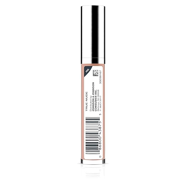 NEUTROGENA HYDRO BOOST MOISTURIZING LIP GLOSS, HYDRATING NON-STICK AND NON-DRYING LUMINOUS TINTED LIP SHINE WITH HYALURONIC ACID TO SOFTEN AND CONDITION LIPS, 15 TRUE NUDE COLOR, 0.10 OZ
