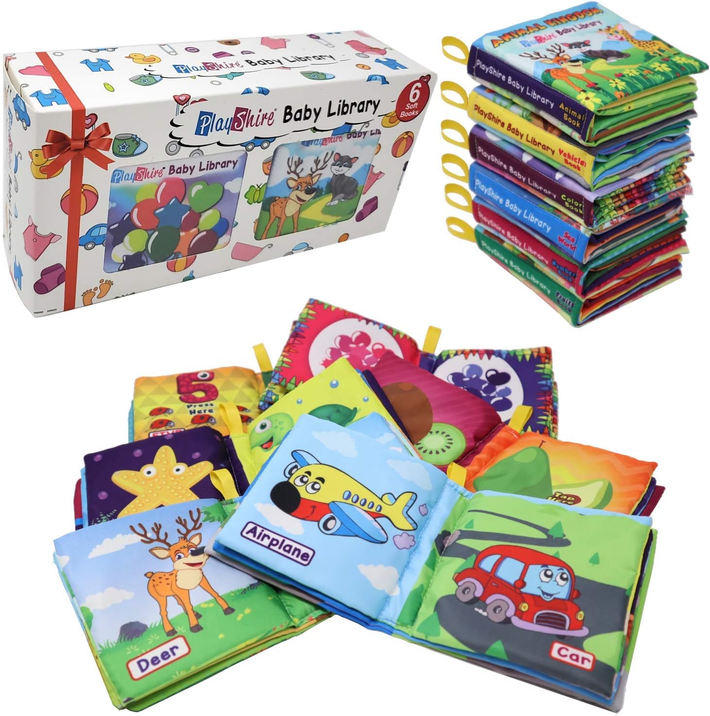 PlayShire Soft Books (03Yrs). Activity Crinkle Books, Non