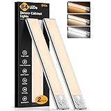 Gritin 10.2inch Under Cabinet Lighting Rechargeable